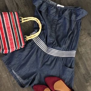 🥳Host Pick🥳  Denim Romper/coverup